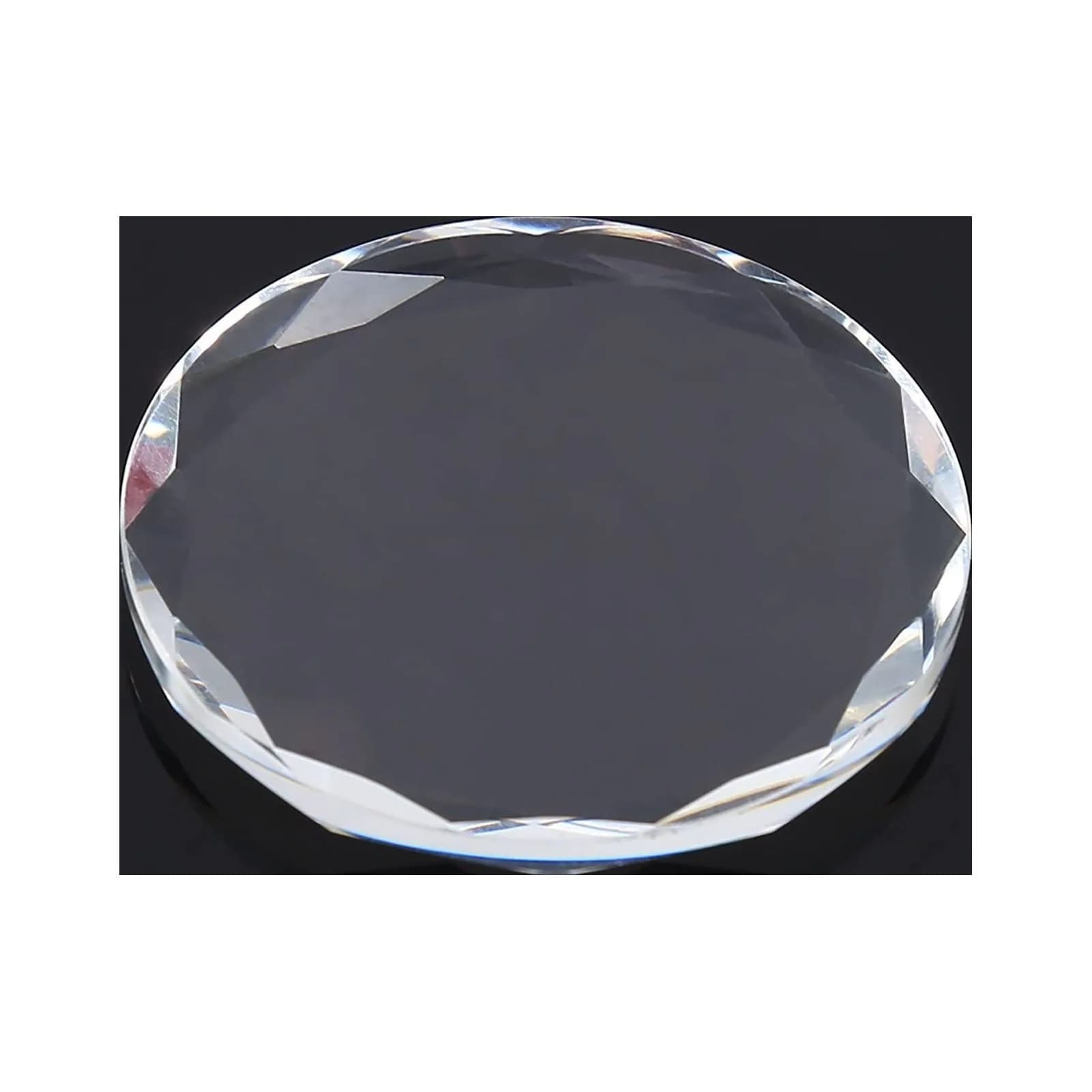 Pierre cristal porte-colle, ronde 5,5 cm